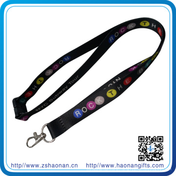 Lanyard with Metal Hook and Adjustable Buckle for ID Card with No Minimum Quantity